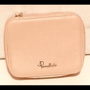 Pomellato blush pink travel jewelry case